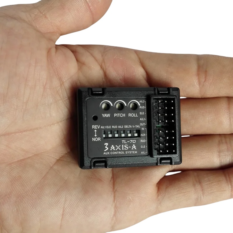 Drone Rc Control - 3-Achsen-Gyro-Flugcontroller TL70 Auto-Balance-Stabilisator für RC-Flugzeuge mit