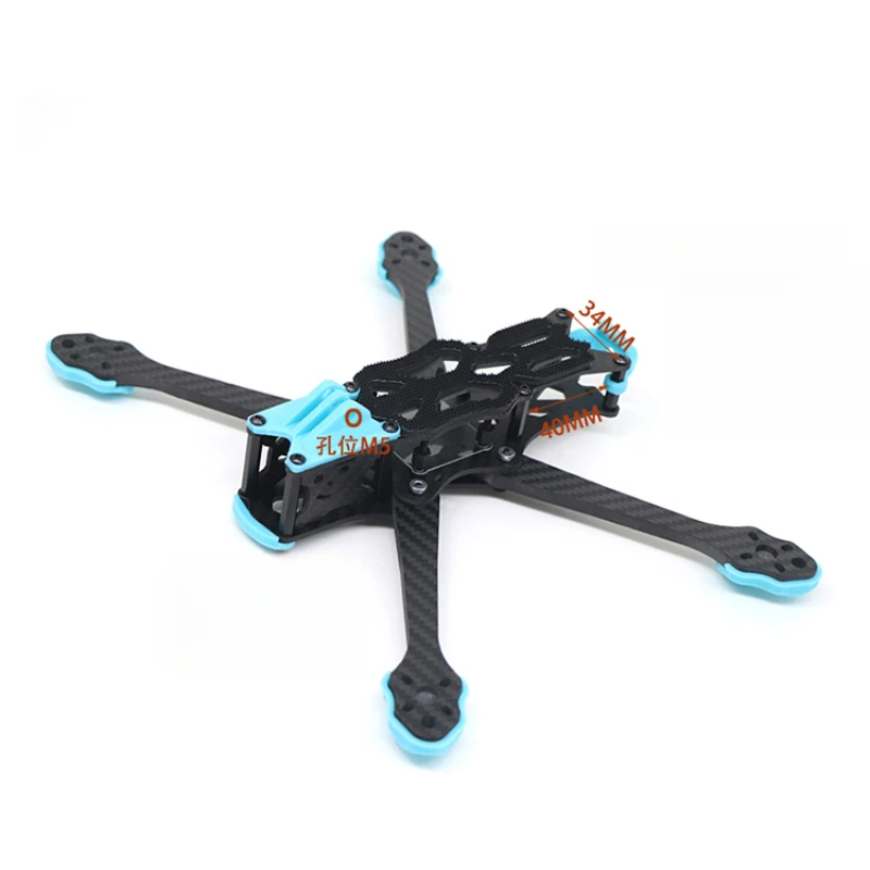 Drone With Rc 2 - Hochleistungs-Drohnenrahmen aus Kohlefaser für VISTA FPV