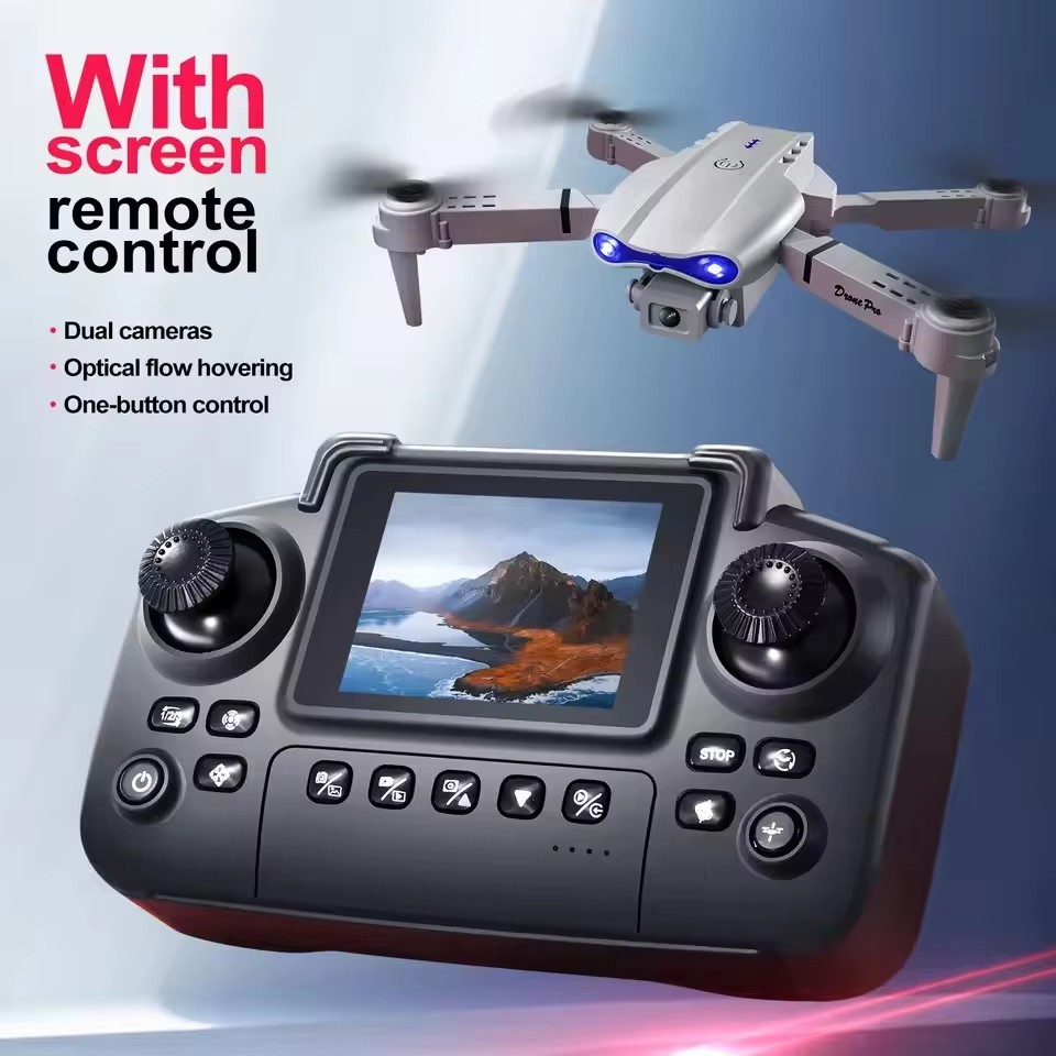 Drone E88Pro Rc 4K - 2026 Professionelle Drohne 4K Weitwinkel HD