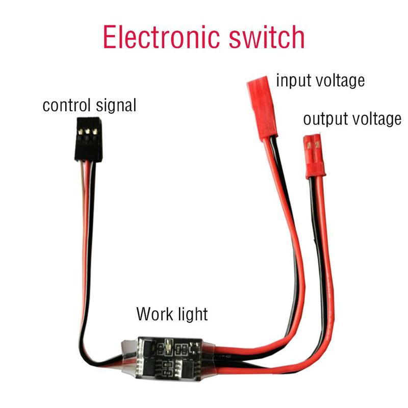 Drone Rc Signal - 2-20A Hochstrom-Fernsteuerungs-Elektronikschalter 3-30V für Luftfahrtmodelle, Pflanzenschutz,