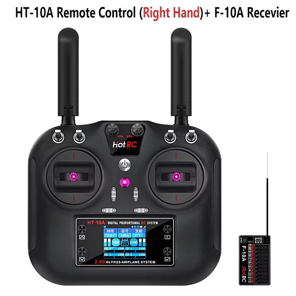 Drone And Car - Hotrc HT-10A 2,4G 10-Kanal Sender F10A