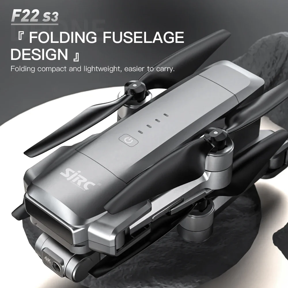 Drone E88Pro Rc 4K - SJRC F22 S3 Pro Faltbare RC-Quadcopter-Drohne