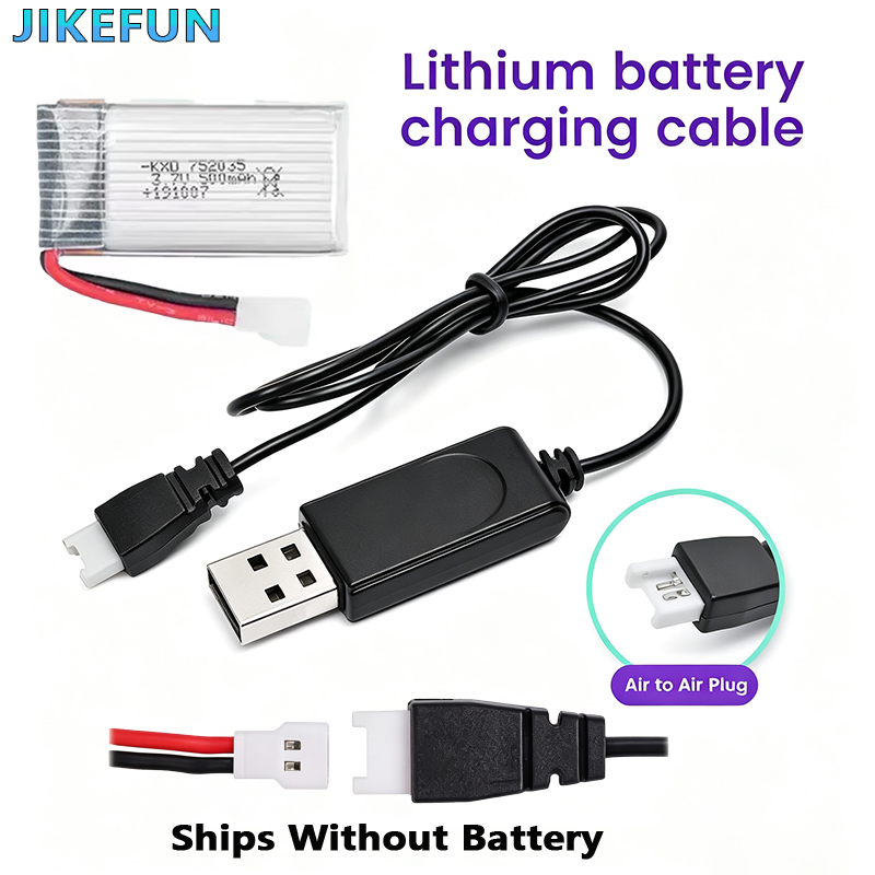 Drone F22 Rc - 3,7V Lithium-Polymer-Akku USB-Ladegerät für RC-Drohnen FPV-Flugzeugzubehör