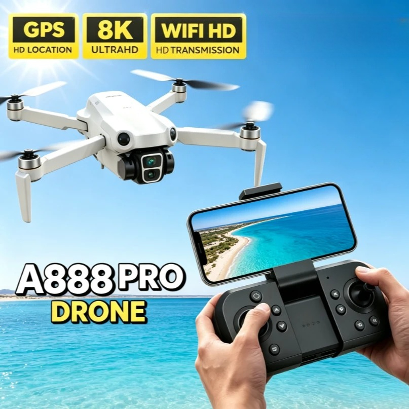 Drone E88Pro Rc 4K - Original A888 GPS FPV Drohne mit