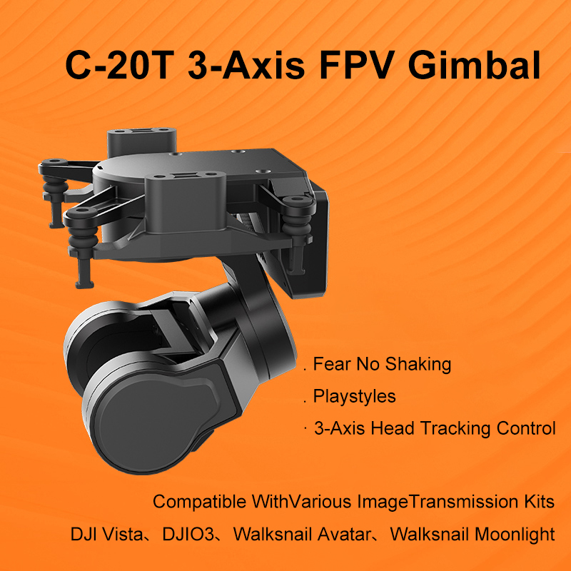Drone Rc Holder - 3-Achsen-Gimbal für FPV-Renndrohnen mit Erhöhter Stabilität