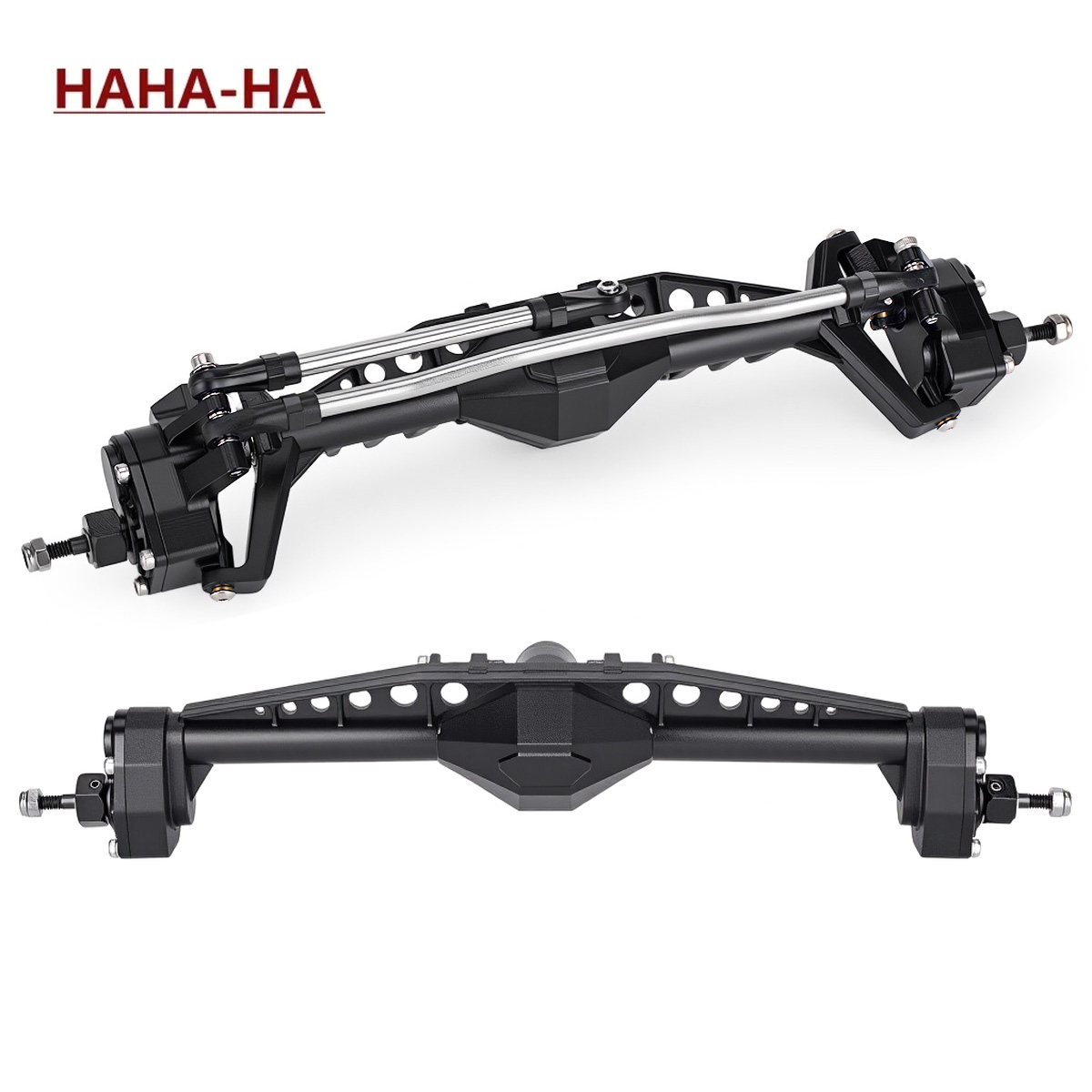 Rc Crawler Axle Parts - Vordere und Hintere Kunststoff-Portalachsen für Axial