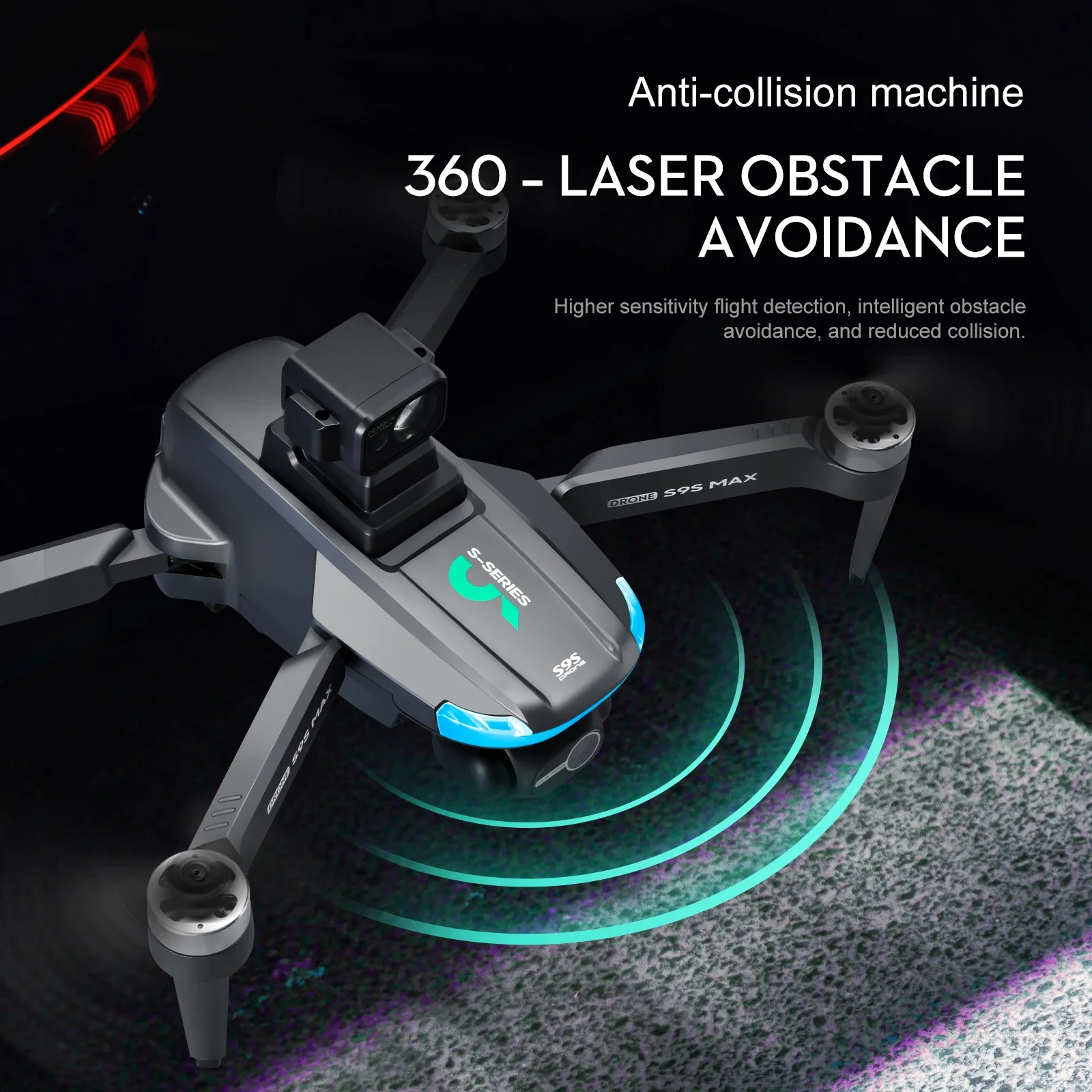 NEUE S9S MAX MINI Drone 4K 2-A – Drone Rc Plegable Bewertung und Preis
