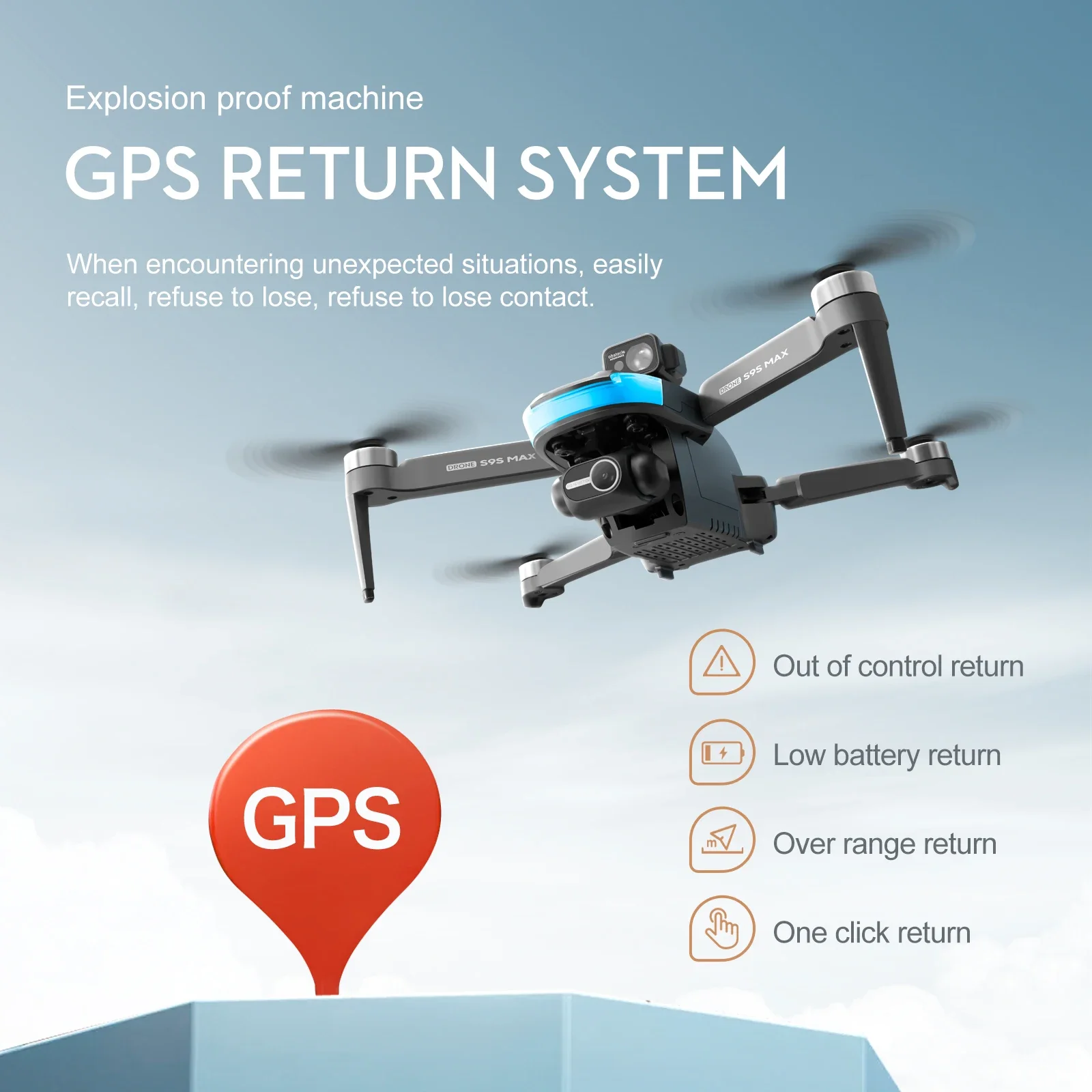NEUE S9S MAX MINI Drone 4K 2-A – Drone Rc Plegable Bewertung und Preis