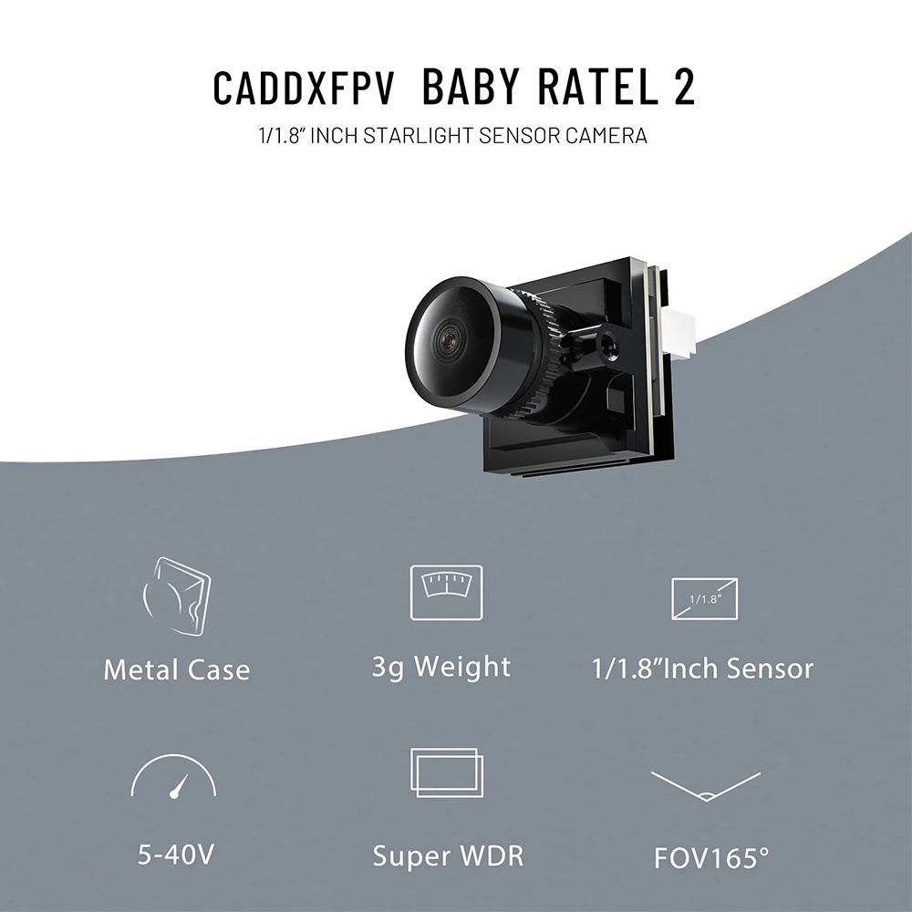 CADDX Micro FPV Kamera Ratel 2 – Drone Rc With Camera Bewertung und Preis