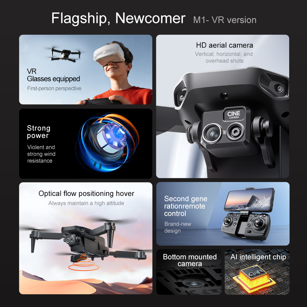 Original M1/M1VR Faltbare GPS- – Drone E88Pro Rc 4K Bewertung und Preis