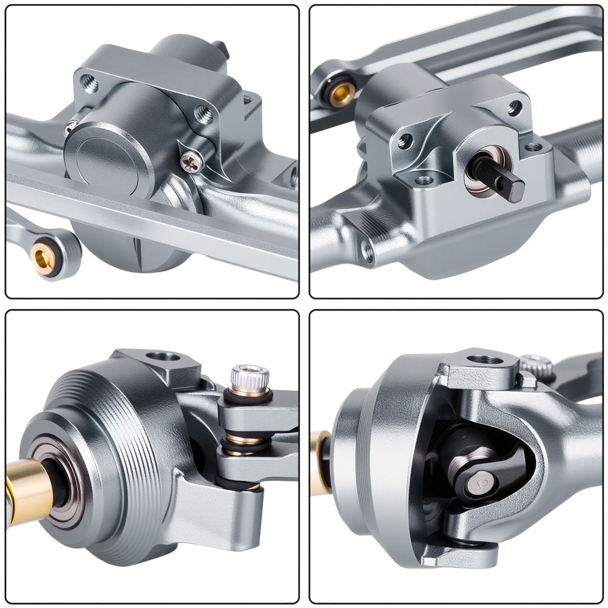 SCX30 1/30 +5mm Aluminium Vord – Rc Crawler Axle Parts Bewertung und Preis