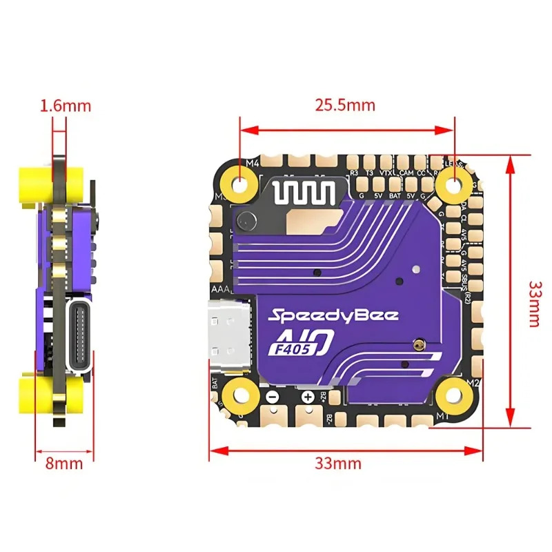 SpeedyBee F405 AIO Flugcontrol – Drone Rc Quadcopter Controller Bewertung und Preis