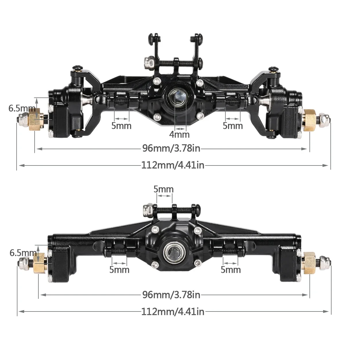 TRX4M Aluminium Vorne Hinten P – Rc Crawler Axle Parts Bewertung und Preis