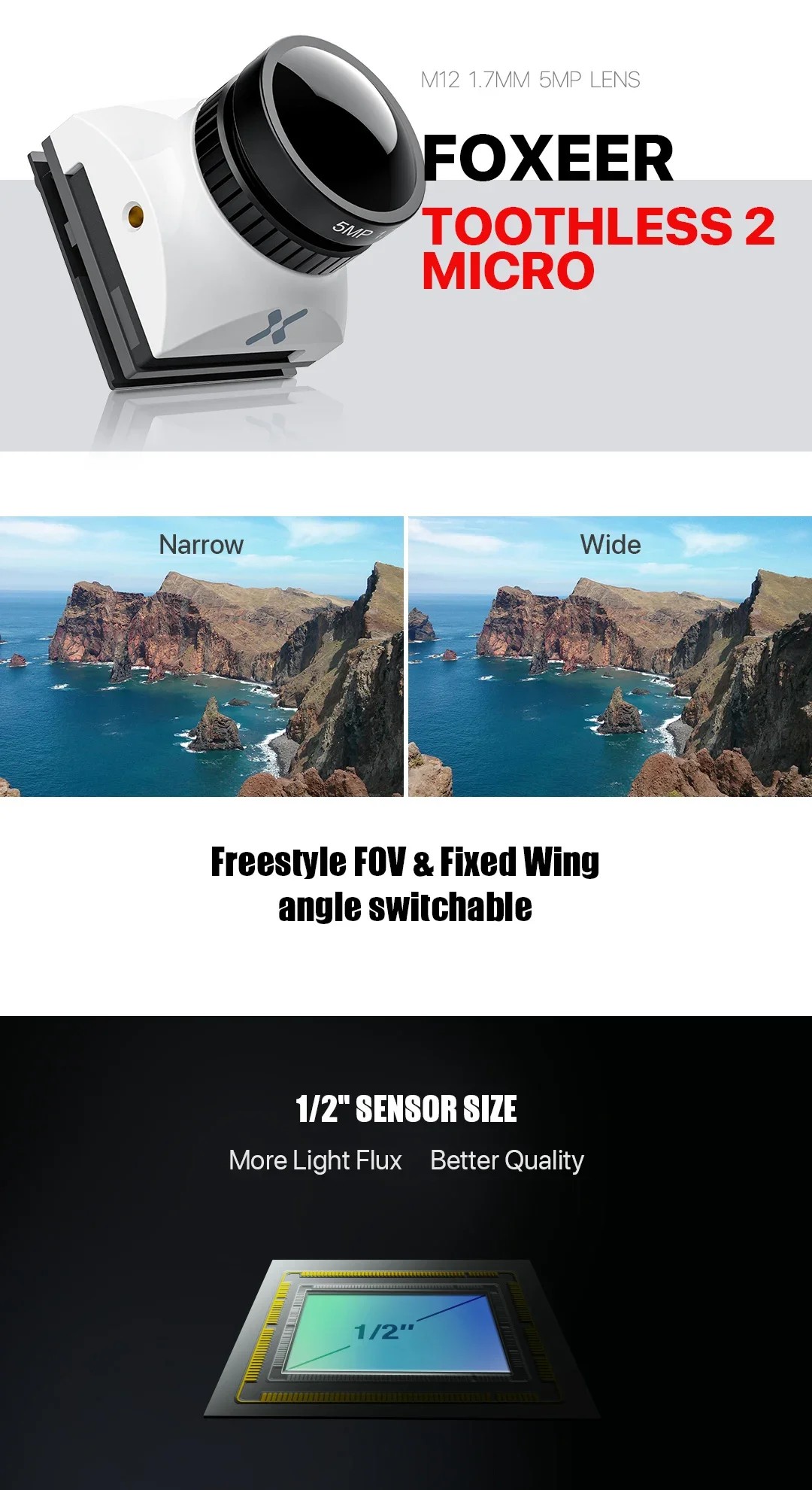 FOXEER Micro Toothless 2 FOV U – Drone Rc Signal Bewertung und Preis