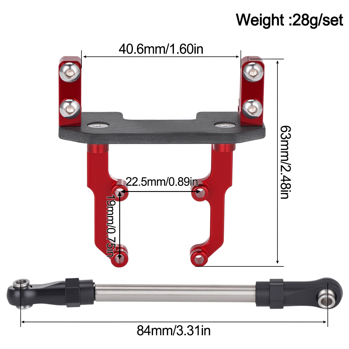Aluminiumlegierungs-Servohalte – Rc Crawler Axle Parts Bewertung und Preis