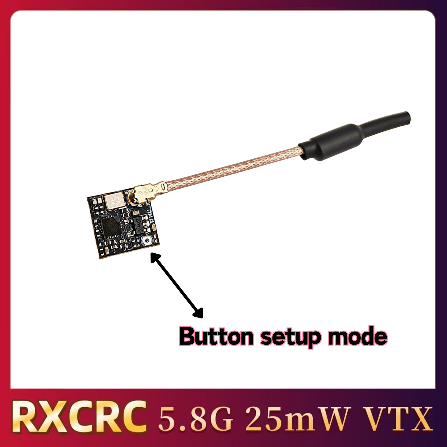 RXCRC 5.8GHz 48CH FPV 25mW Ana – Drone And Car Bewertung und Preis