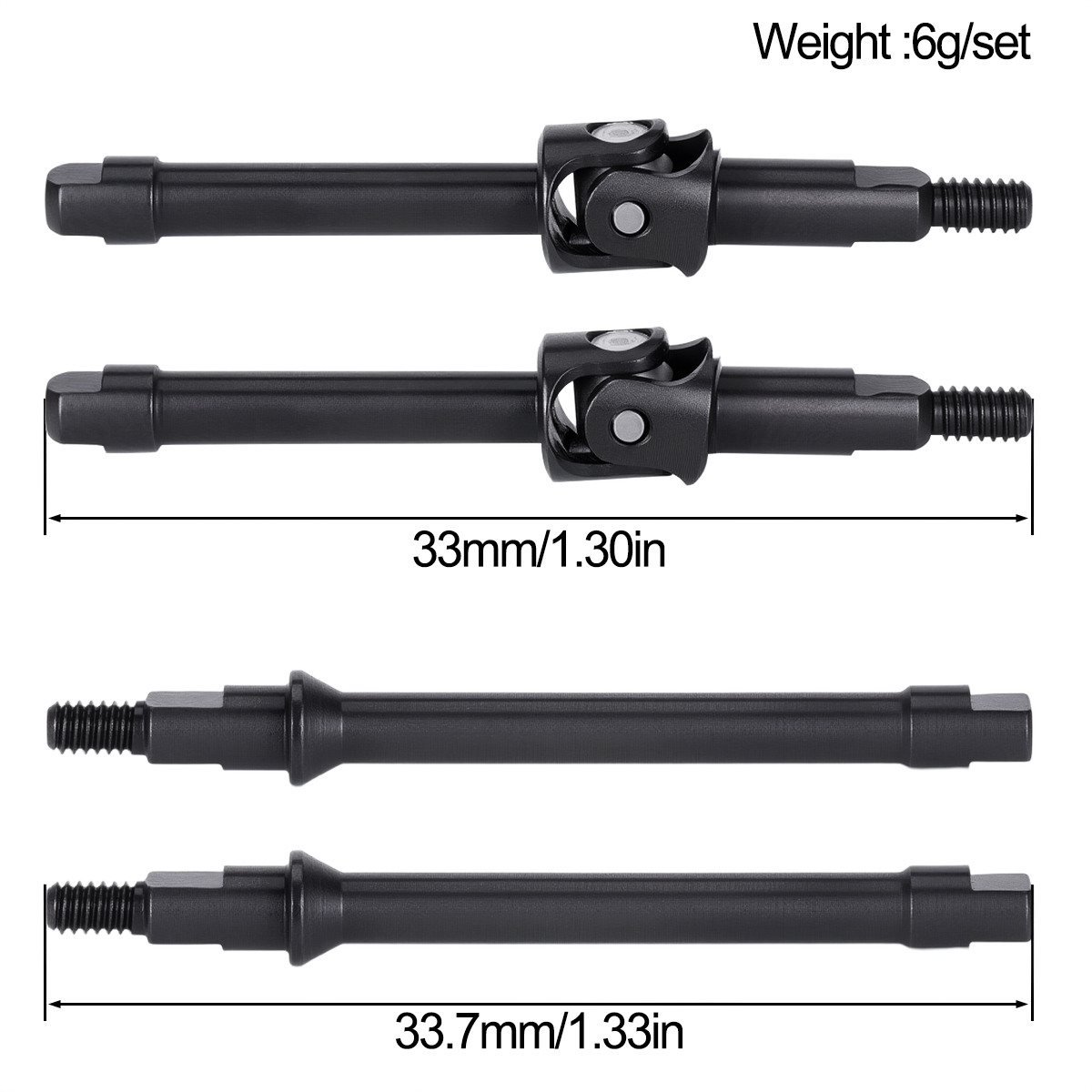 4-teilige Stahl-Vorder- und Hi – Rc Crawler Axle Parts Bewertung und Preis