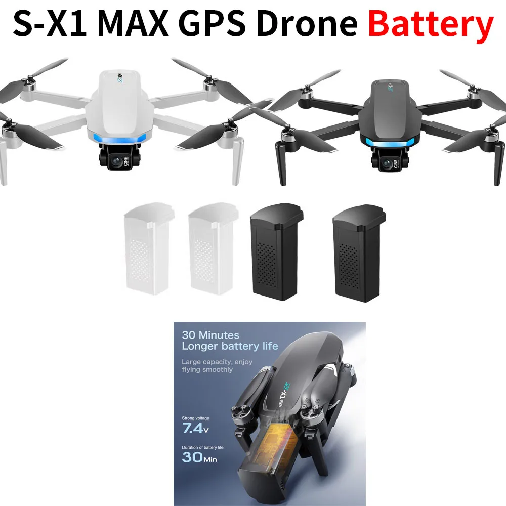 S-X1 MAX GPS Drohnen-Akku 7,4V – Lyzrc Drone Bewertung und Preis